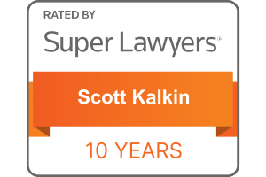 Super Lawyers / Scott Kalkin / 10 Years - Badge
