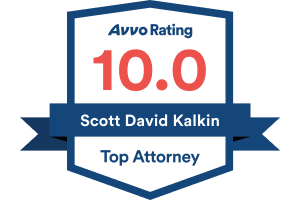 Avvo Rating 10 / Scott David Kalkin / Top Attorney - Badge